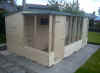 Twin 4 x 6 Kintore Kennels with Twin devided 6 x 4 Covered Runs
